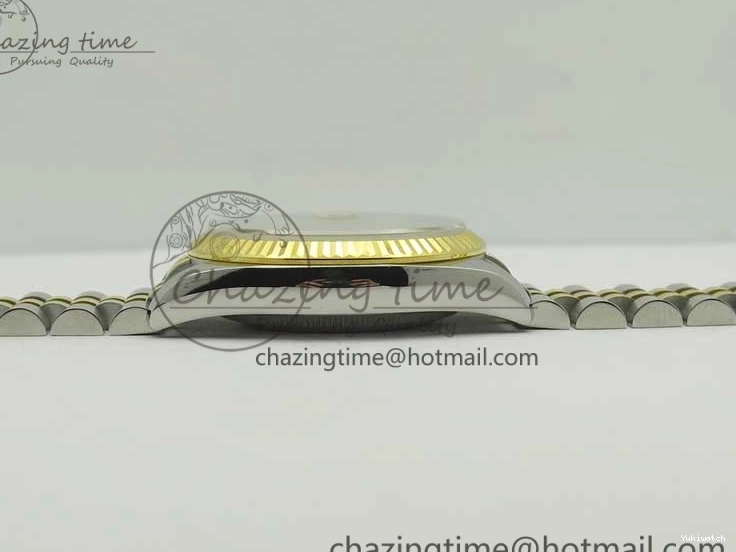 YG Stick Silver Bracelet on SS 126233 Markers ARF Jubilee Dial SS DateJust Best Edition 36 YG 1:1 SH3135 0505